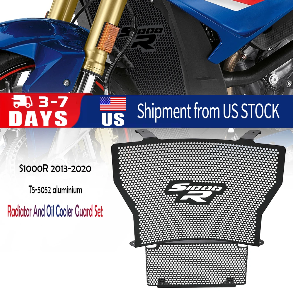 

For BMW S1000 R 2013 2014 2015 2016 2017 2018 2019 2020 Motorcycle S1000R Radiator Grille Guard Cover Protective Cover S 1000 R