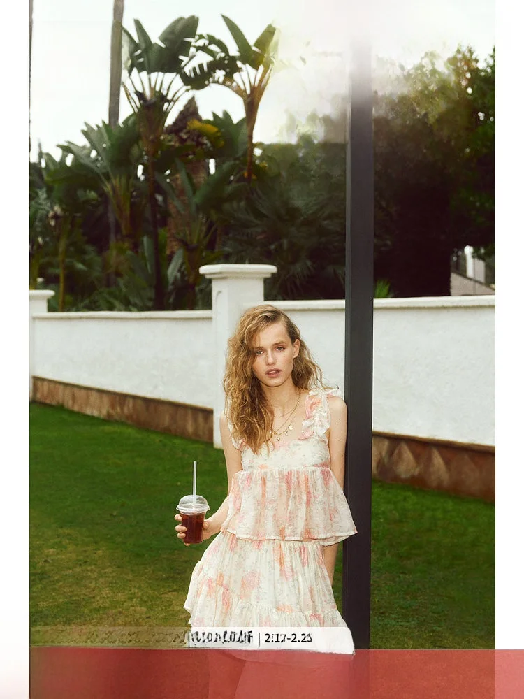 

H&M Women's Skirt Spring Semi-Formal Pleated Casual Loose Fit mid Waist Other Fabric Other Cosition 2753