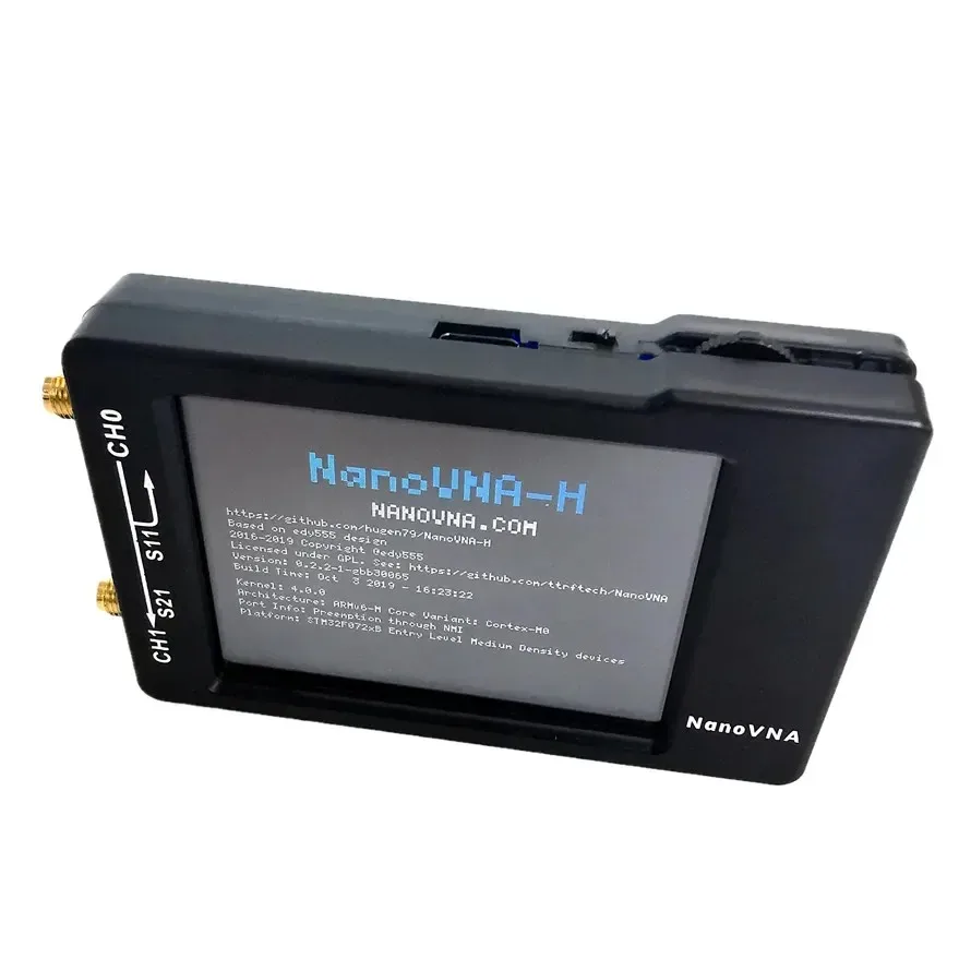 NanoVNA-H 1,5 GHz tragbarer Vektor-Netzwerkanalysator mit 2,8-Zoll-LCD, HF/VHF/UHF/UV-Antennenanalysator, Spektrumanalysator und SD-Kartensteckplatz