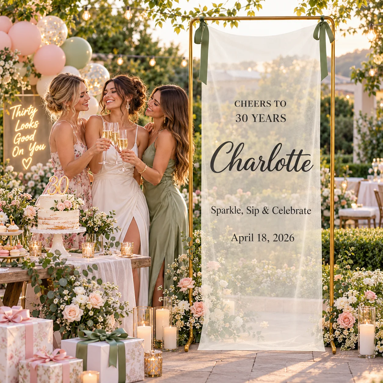 Custom Transparent Decorative Mesh Multi-Size Personalized Party Decor for Celebration Backdrop Table Banner Event