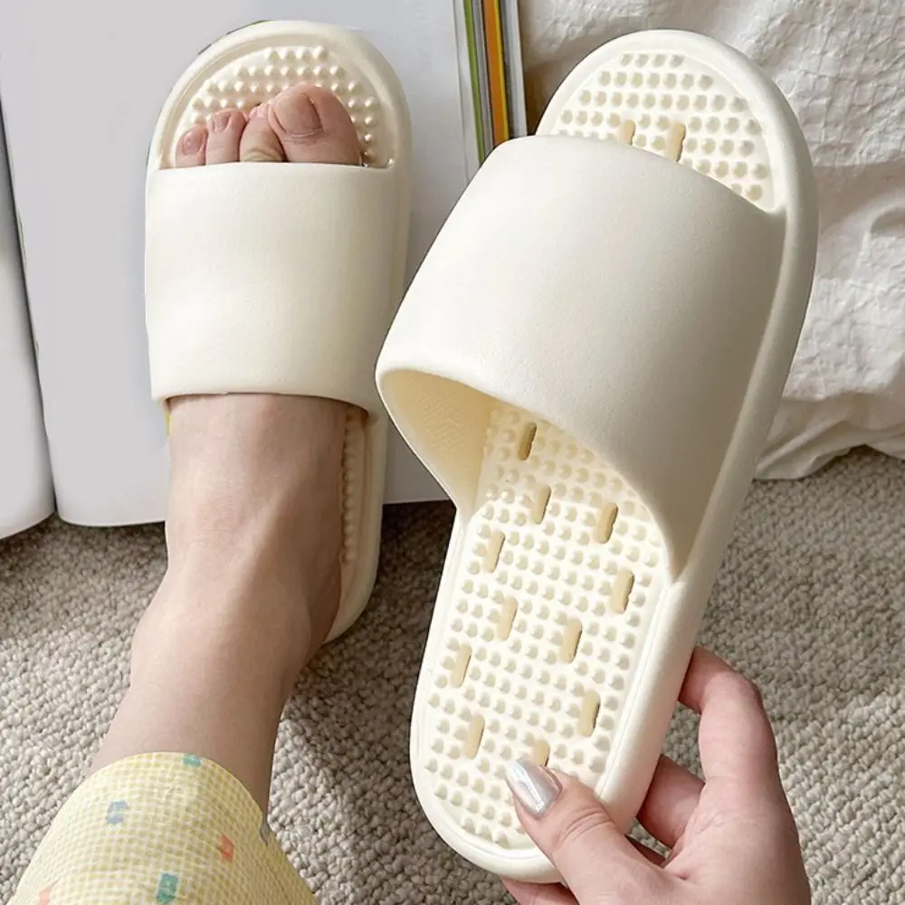 

Повседневные противоскользящие тапочки на плоской подошве, шлепанцы с открытым носком и защитой от запаха, полые шлепанцы из ЭВА, летние
