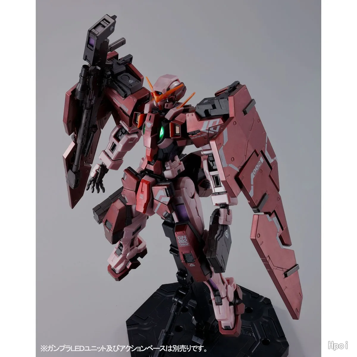 Bandai Original Model Kit MG 1/100 GUNDAM DYNAMES TRANS-AM Anime Action Figure Assembly Toy Gift for Boys Foam Box Packaging