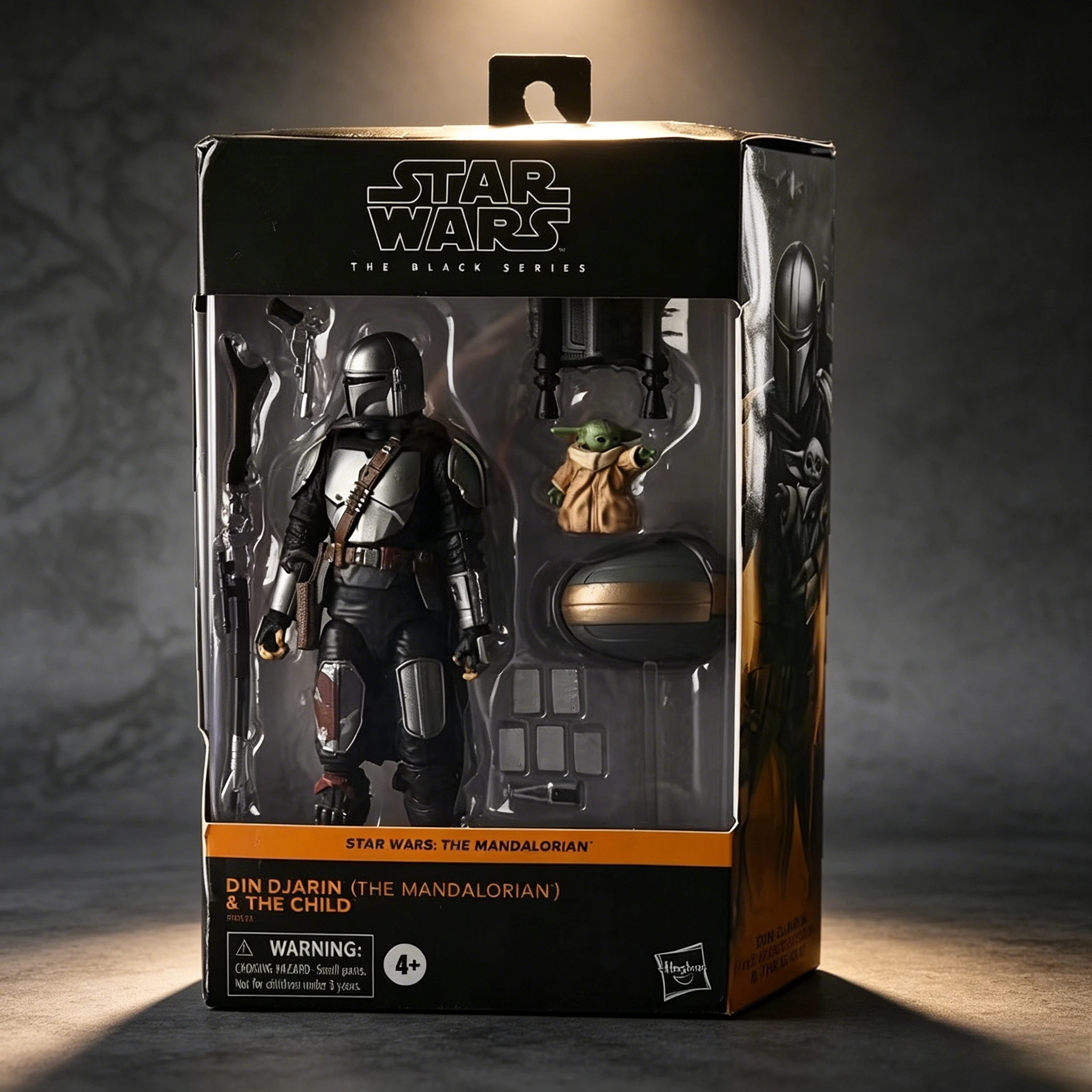 Star Wars The Black Series - Din Djarin The Mandalorian and The Child Baby Yoda Joints Moveable Action Figure Model Toys