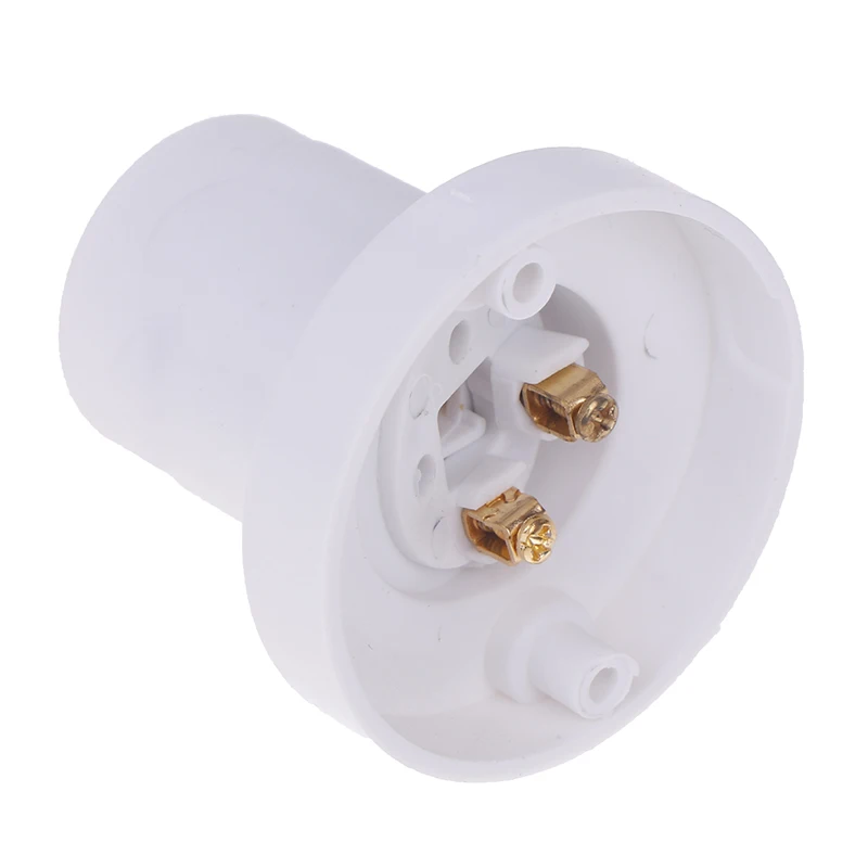 1/2/3/4/5Pcs Rotatable Straight Oblique E27 Lamp Holder 10A Flat Screw Led Lighting Bulb Head Base 230V White