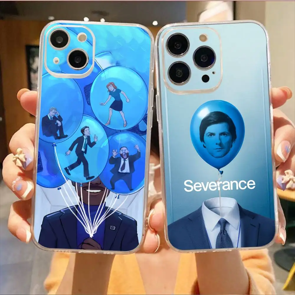 

S-Severance Mark Scout Phone Case For iPhone17,16,15,14,13,12,11 Plus,Pro Max Soft Transparent Cover