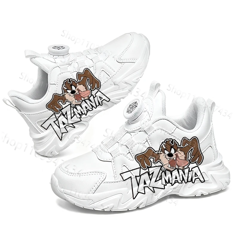 

Детские повседневные кроссовки Tasmanian 2026 для мальчиков и девочек с вращающейся застежкой, простым дизайном, толстой подошвой, нескользящие, в подарок