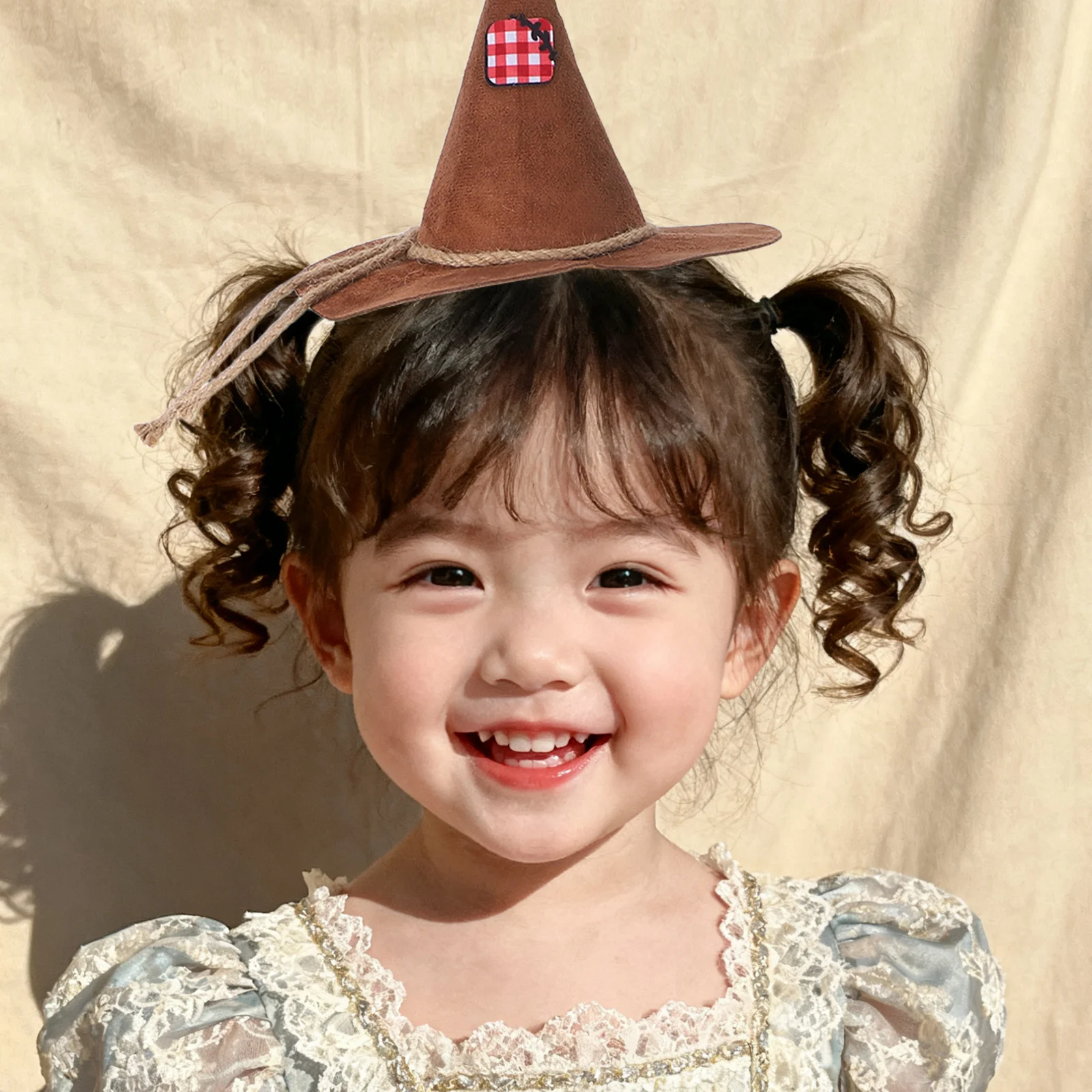 1 مجموعة الفزاعة زي الاكسسوارات أنيق قبعة عقال قفازات هالوين الحصاد مهرجان تأثيري مجموعة فزاعة زي مجموعة