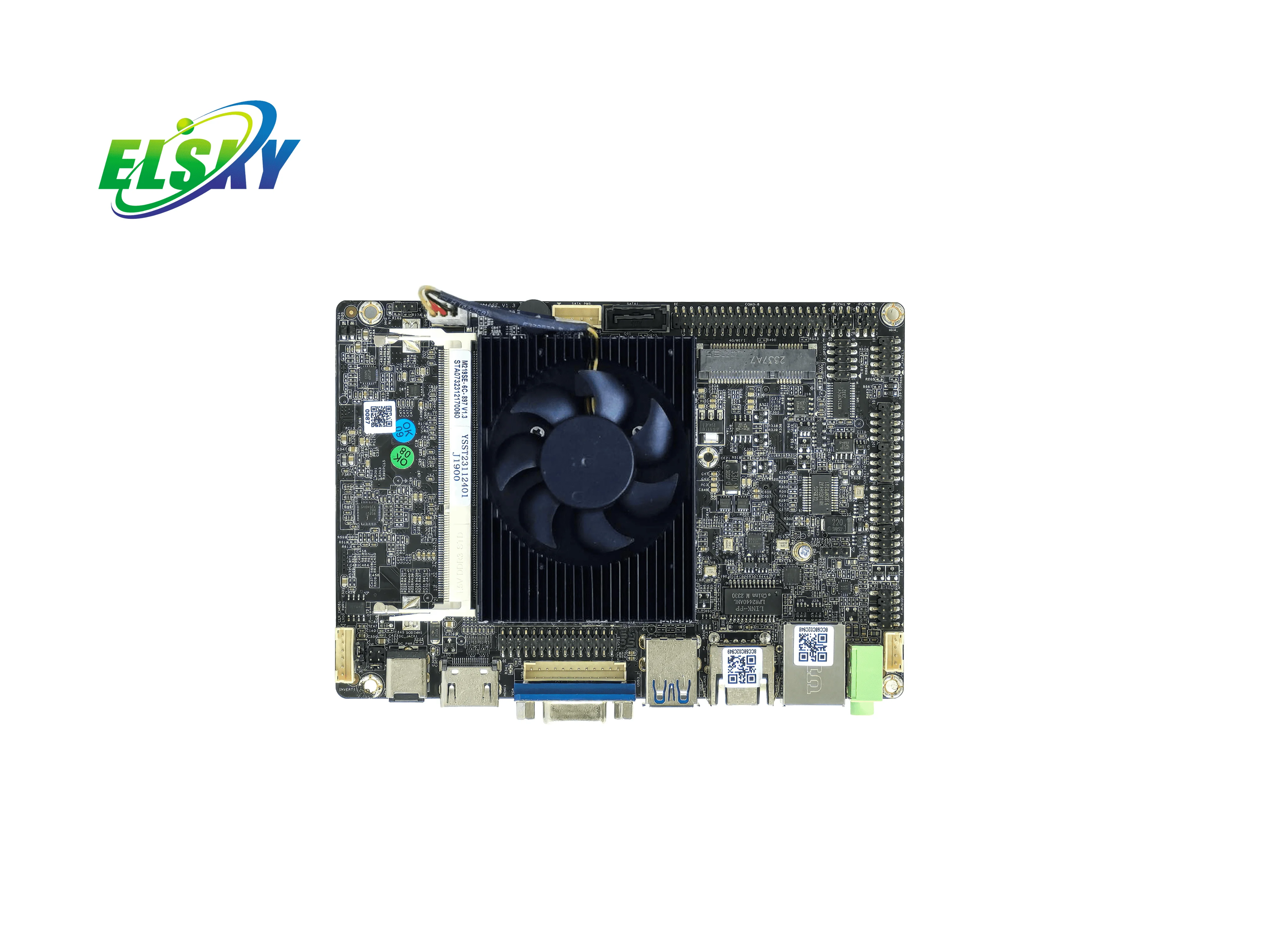 Low Power Bay Trail Mini PC Motherboard Celeron N2940/N2840 8GB DDR3L SATA Integrated Graphics Single Channel POS