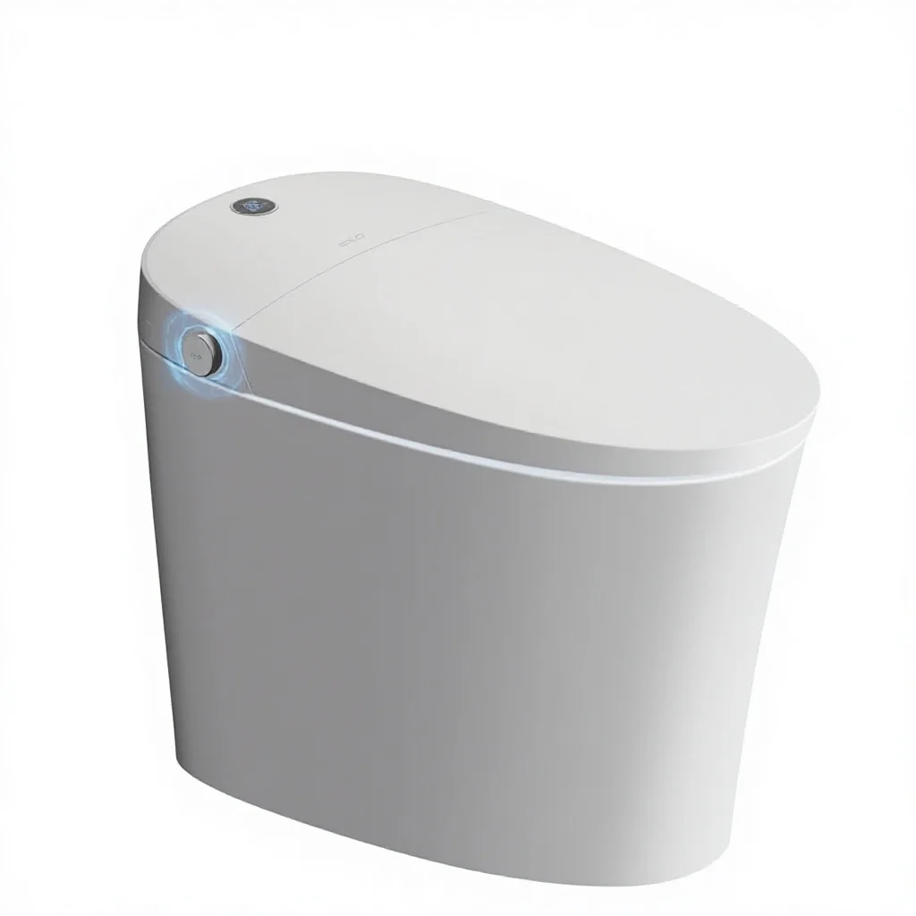 2026 Smart Toilet Bidet Tank Foam Shield Blackout Flush Dual Auto Flush Heated Seat Air Dryer Modern Japanese One Piece Ceramicp