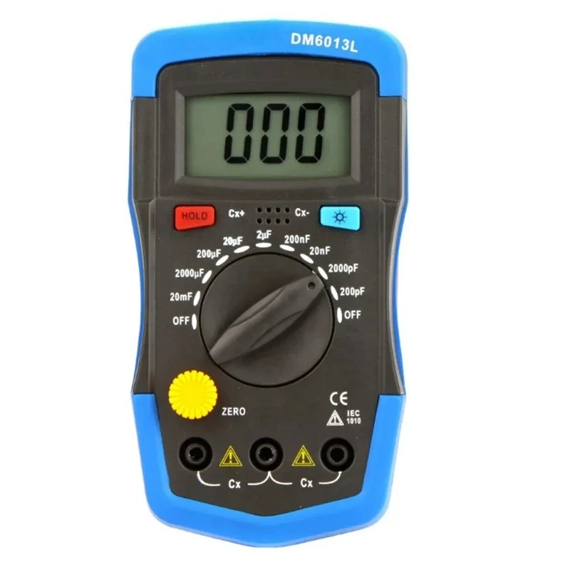 for  DM6013L Digital Capacitance Tester 0-20mF HP36D Digital Display Capacitance Meter