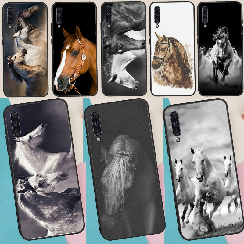 Horse Stallion Riding Colt Case For Samsung Galaxy A17 A12 A32 A52 A06 A16 A26 A36 A56 A15 A35 A55 A34 A54 A13 A33 A53