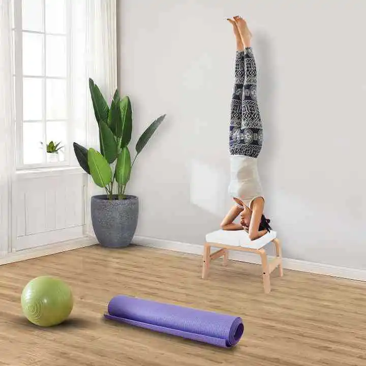 Multi-Function Yoga Chair Durable Headstand Bench Durable Twisted Stool