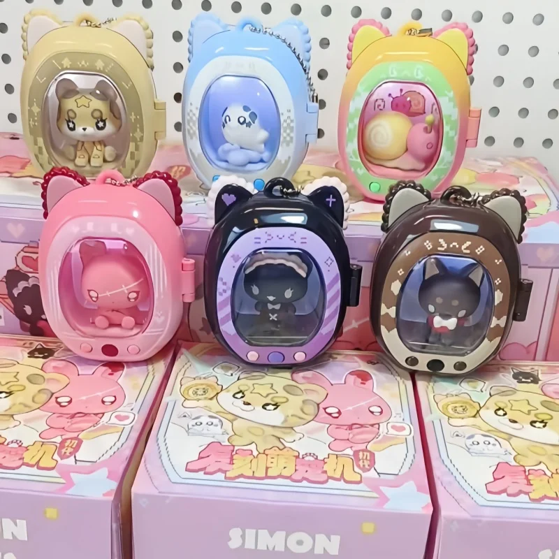 

New Genuine Simontoys Tomiko Pet Machine Blind Box Cute Figurines Storage Case First-Generation Series Trendy Mystery Box Gifts