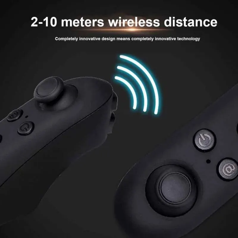Wireless Bluetooth Gamepad Update VR Remote Controller for Android Smartphone Joystick E-book Game Pad Control for 3D Glasses VR