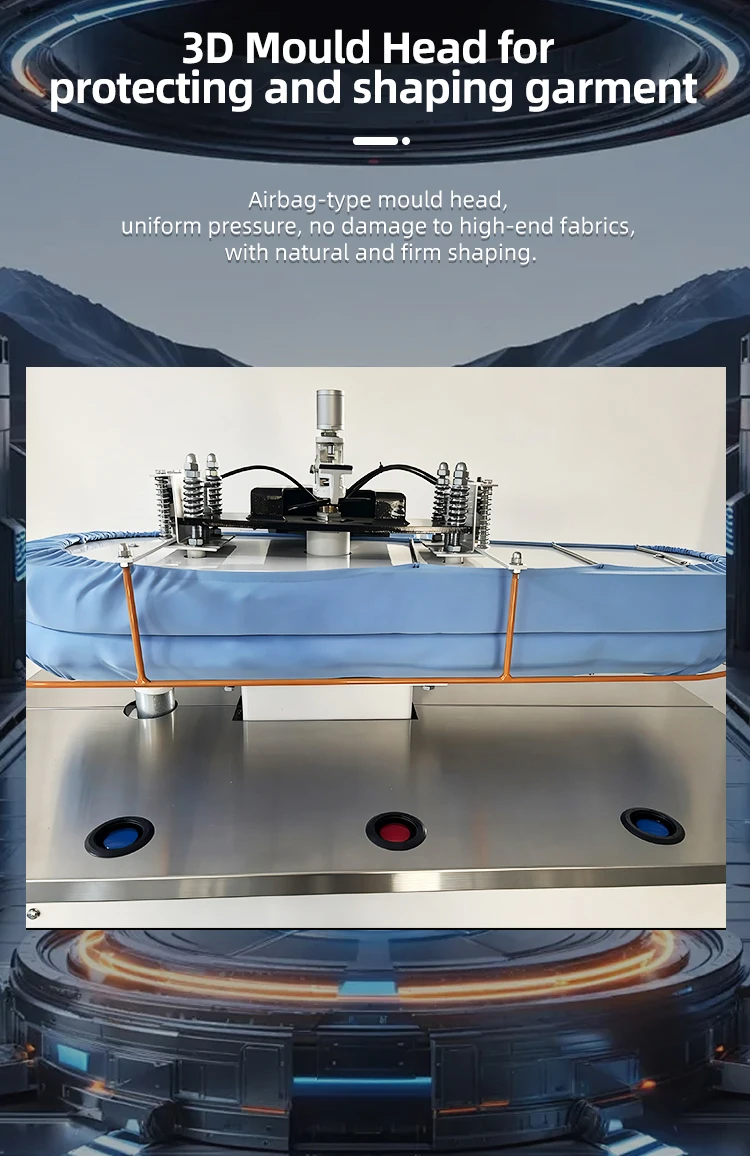 Pneumatic Universal Steam Press Machine Commercial Garment Ironing Press for Dry Cleaning Shop