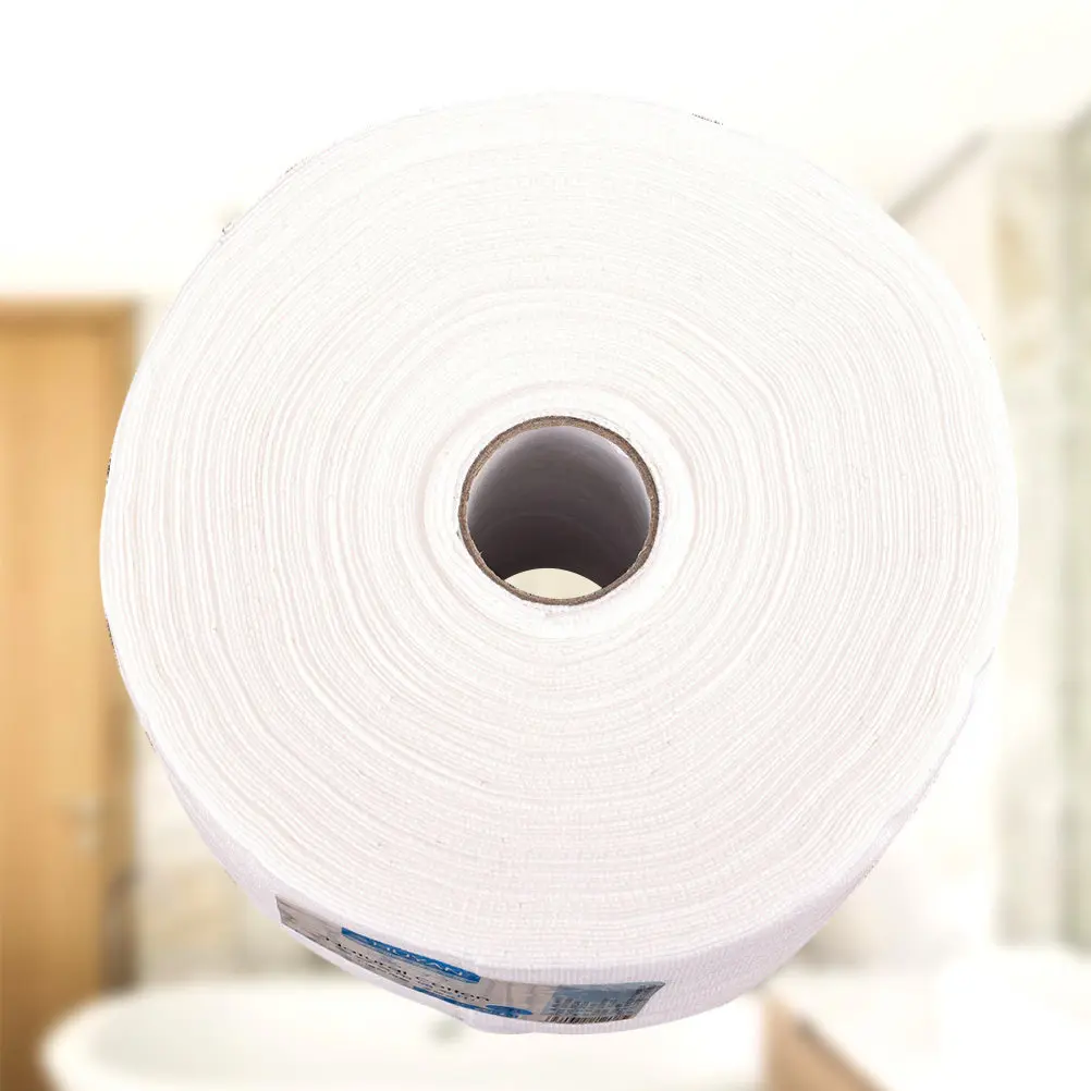 1Roll Portable Makeup Remover Towel Traveling Face Towel For Office Worker Uncompressed Cotton Tissue Wet Dry Beauty