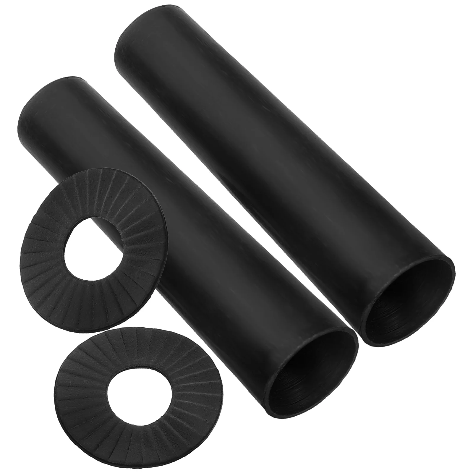 Accesorios para sombrero y paraguas, Protector superior, punta de reparación, Kit de lluvia, puntas profesionales, cubierta portátil negra, tapas de poste, 2 uds.