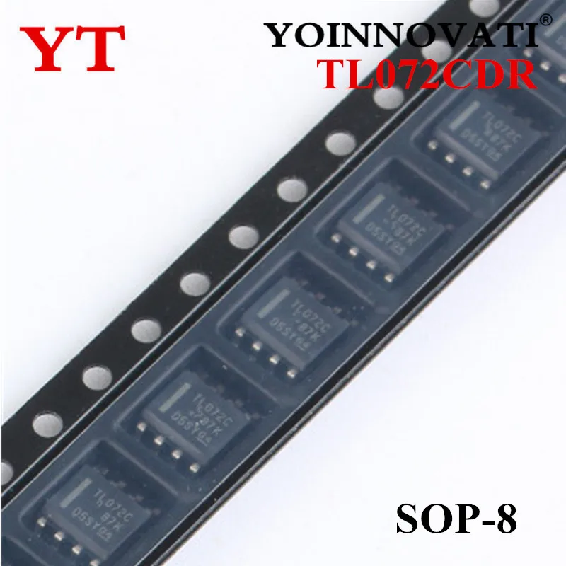 100pcs/Lot TL072CDR TL072 TL072CDT SOP8 IC Best Quality