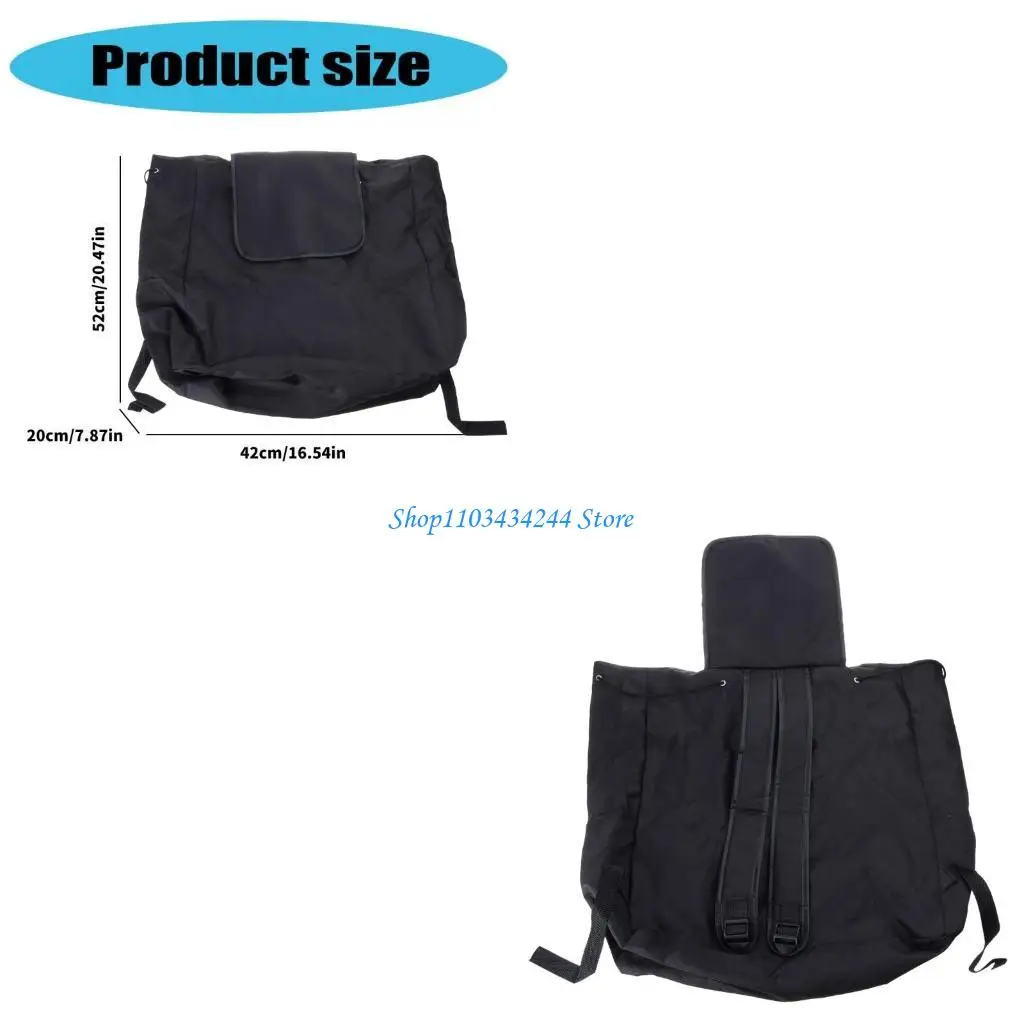 

Брызгозащищенная сумка Регулируемый плечевой ремень Рюкзак большой вместимости для хранения Удобный рюкзак для переноски Сумки