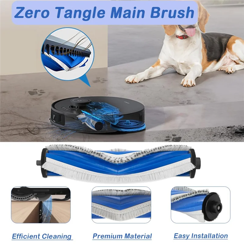 Rollenbürste für Ecovacs DEEBOT T30S Zubehör für Ecovacs Deebot T30S Pro Staubsaugerbürste