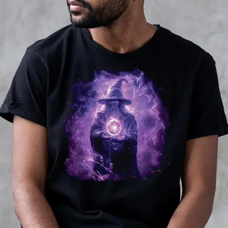 28 Wizard  T shirt Casting a Spell Magic Sorcerer Fan