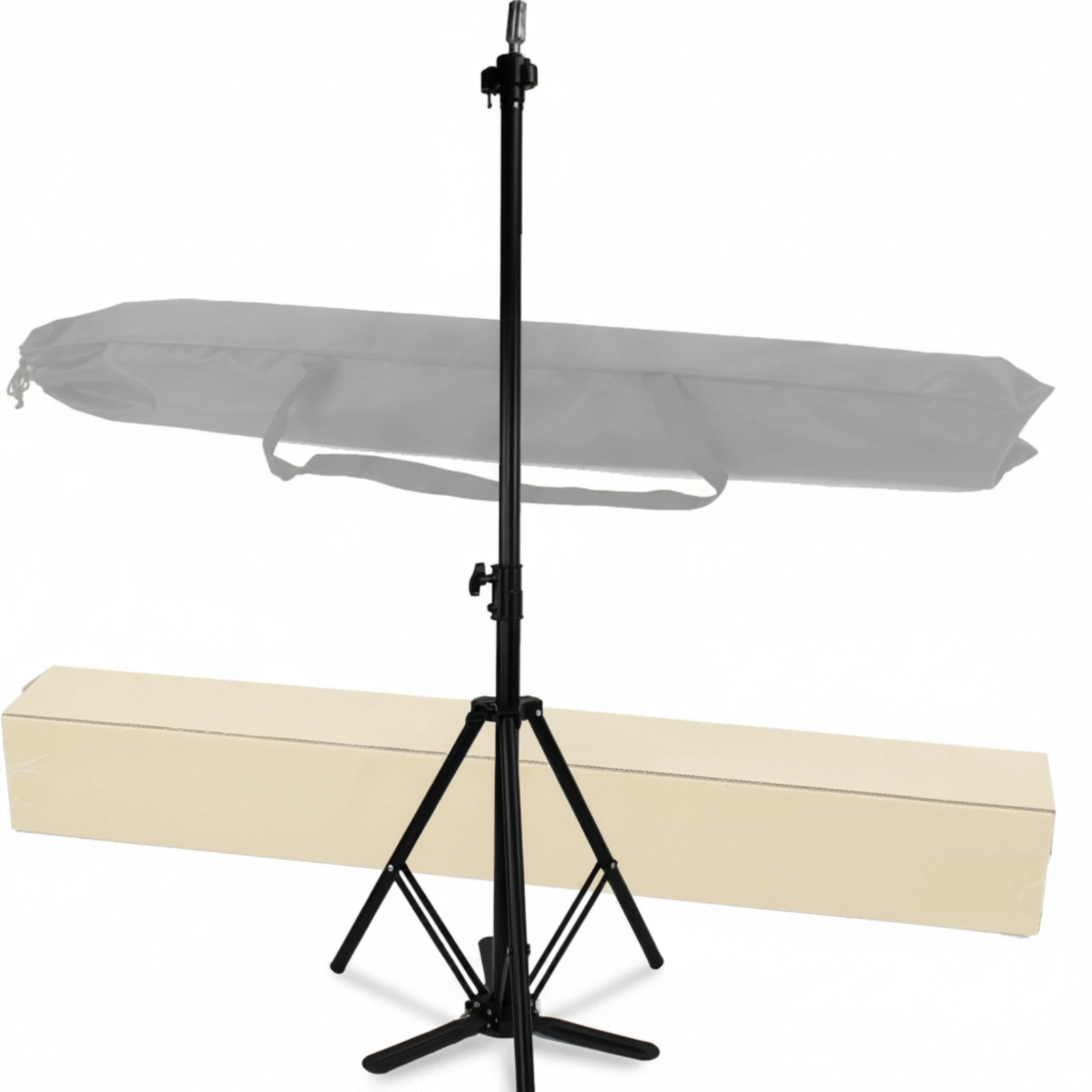 Training Head Stand Telescoping Mannequin Head Tripod Hair Stand with Tripod Base Height Adjustable Floor-Standing