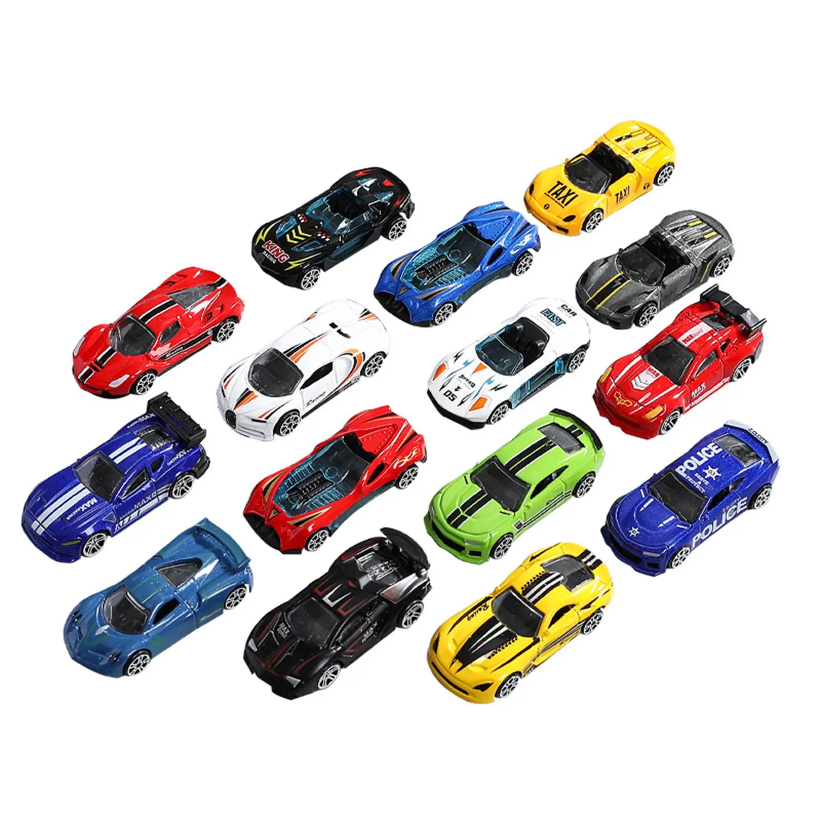 

50Pcs 1:64 Scale Alloy Car Model Toy Metal Diecast Car Model Toy for Gifts