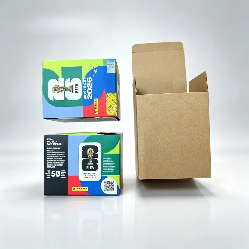 Original Panini FIFA World Cup 2026 Complete Sticker Box, 50 Packs Football Stickers, Collectible Souvenir for Soccer Fans