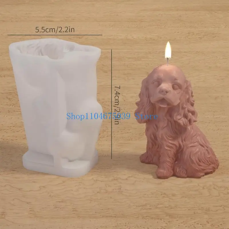 

5asd Multifunctional Craft Dog Decorations Mold for Craft Enthusiasts
