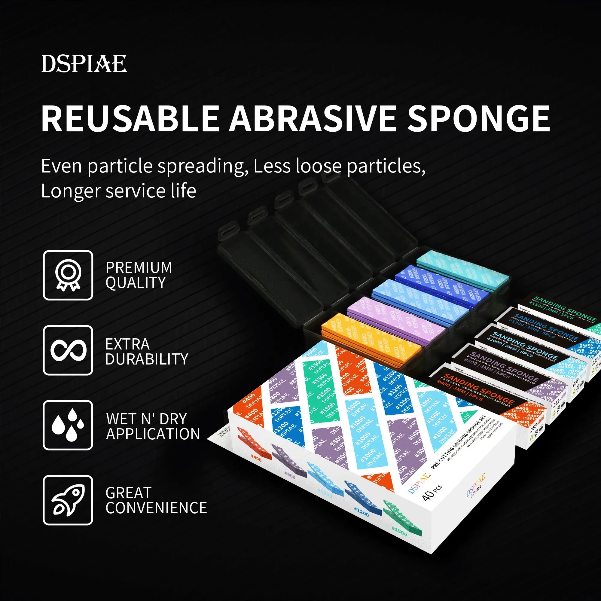 DSPIAE DS3 REUSABLE ABRASIVE SPOENG