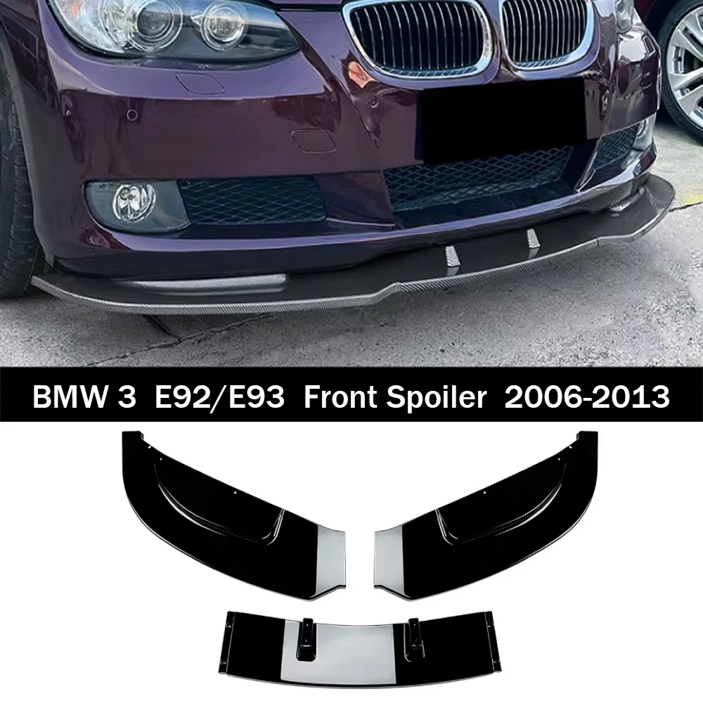 

For BMW 3 Series E92 E93 2006 2007 2008 2009 2010 2011 2012 2013 Front Bumper Lip Spoiler Accessories Car Diffuser Body Kits