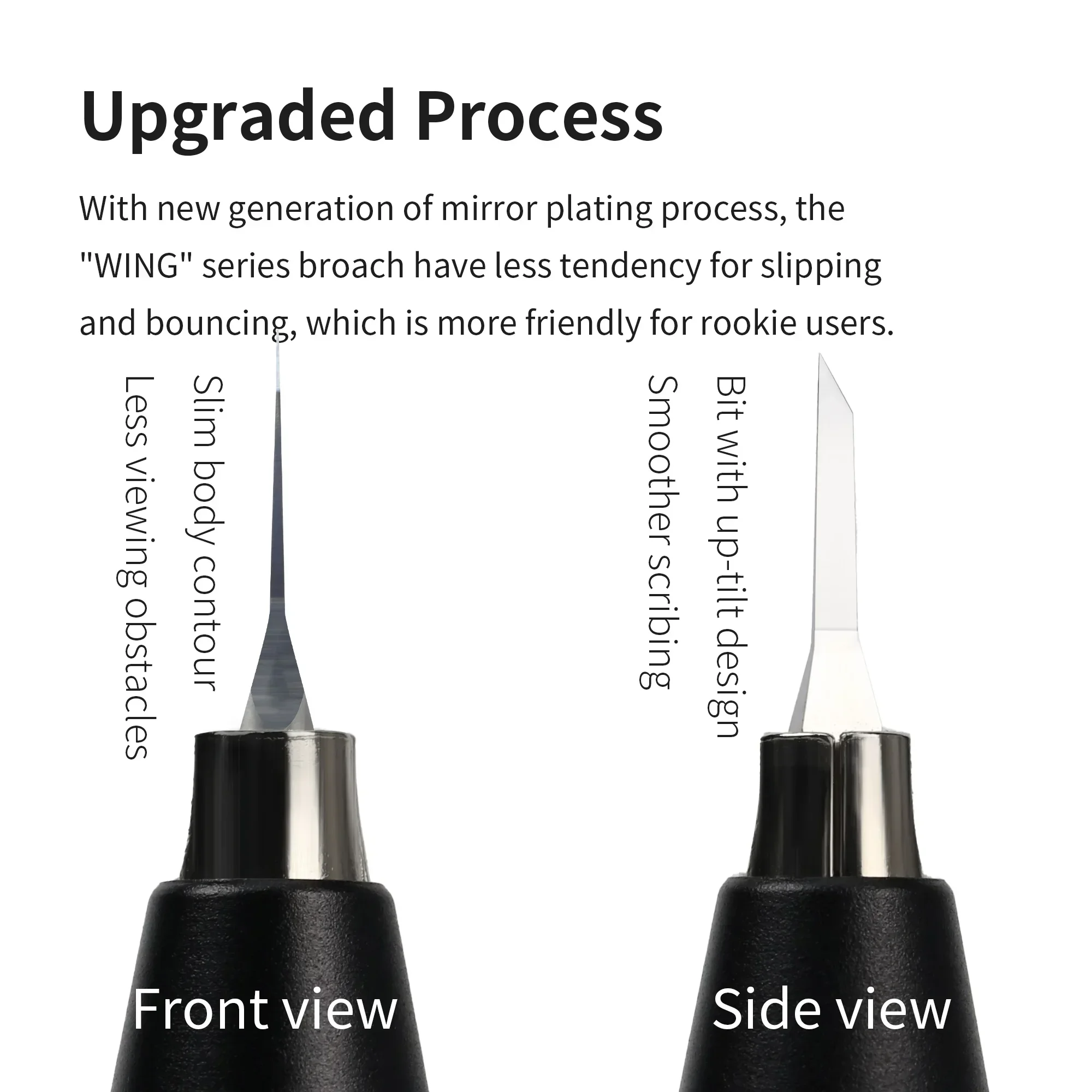 

DSPIAE PT-TH PRO "WING" Push Broach Push Knife Handle DIY Engraving Tool for Assembly Model Building Hobby Tools