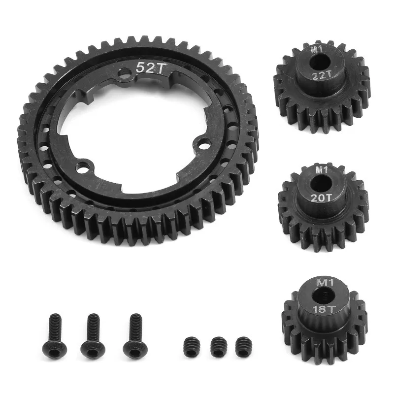 46T 50T 52T 54T Spur Gear M1 18 20 22T Pinion เกียร์ 6447 6449 สําหรับ TRXS 1/5 X-Maxx 1/10 E-Revo 2.0 VXL MAXX อัพเกรด