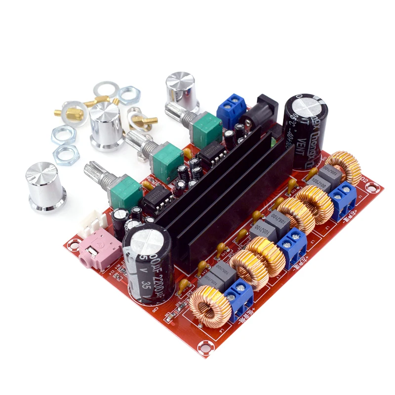 2.1 Channel Digital Power Amplifier Board 12V-24V Wide Voltage TPA3116D2 2*50W+100W