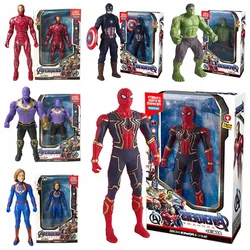 Hot Marvel Avengers Alliance Toy Iron Man Spider Man Exquisite Moving Doll Handheld Model Decoration Children Birthday Toy Gift