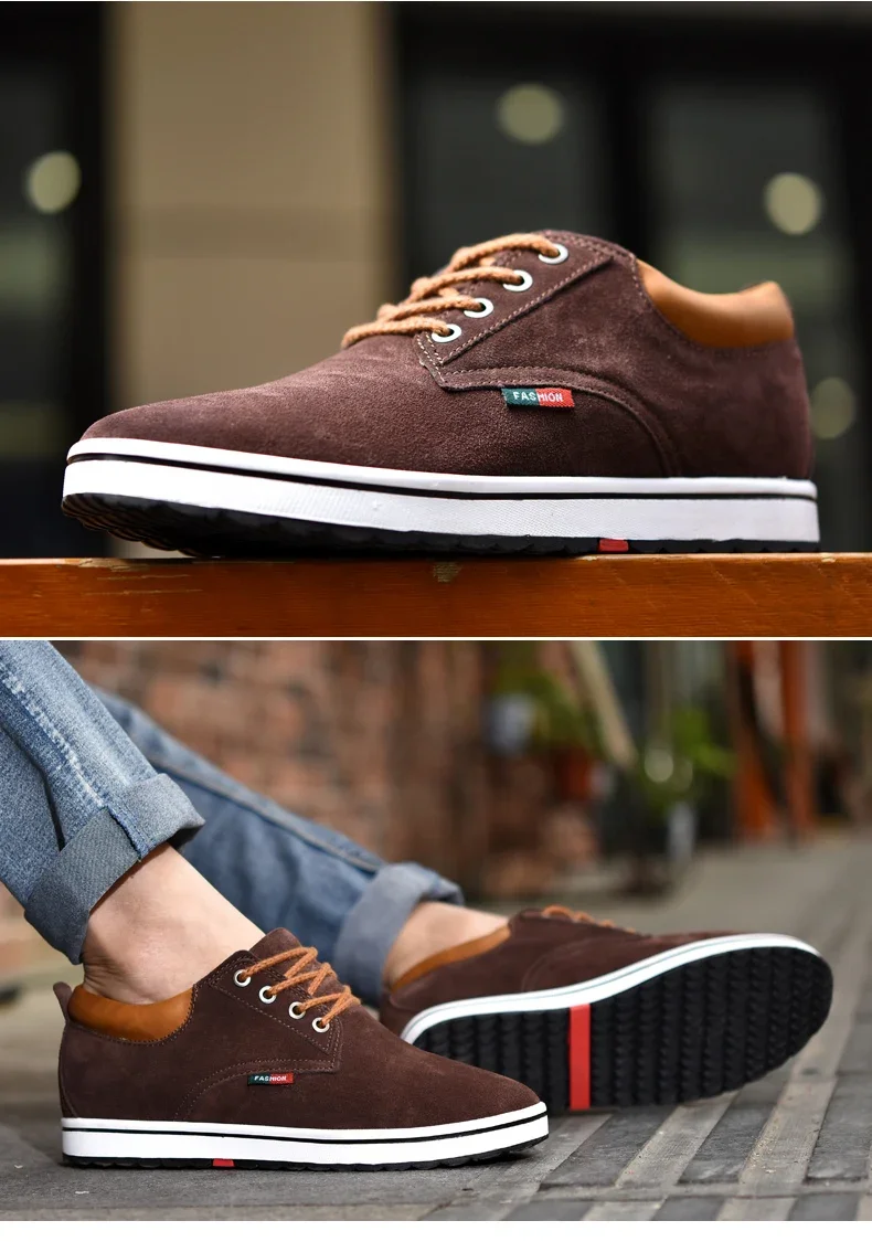 Hochwertige Herrenschuhe zur Größenerhöhung um 6 cm, Unsichtbare Innere Höhenverstellbare Schuhe für Männer – Detail 12