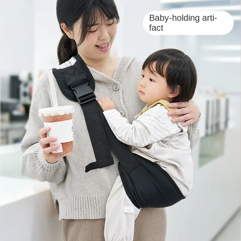 Children\'s Sling Simple Multi-functional Sling Waist Stool Baby Going Out Child Sling Baby Artifact Baby Front Hug Type