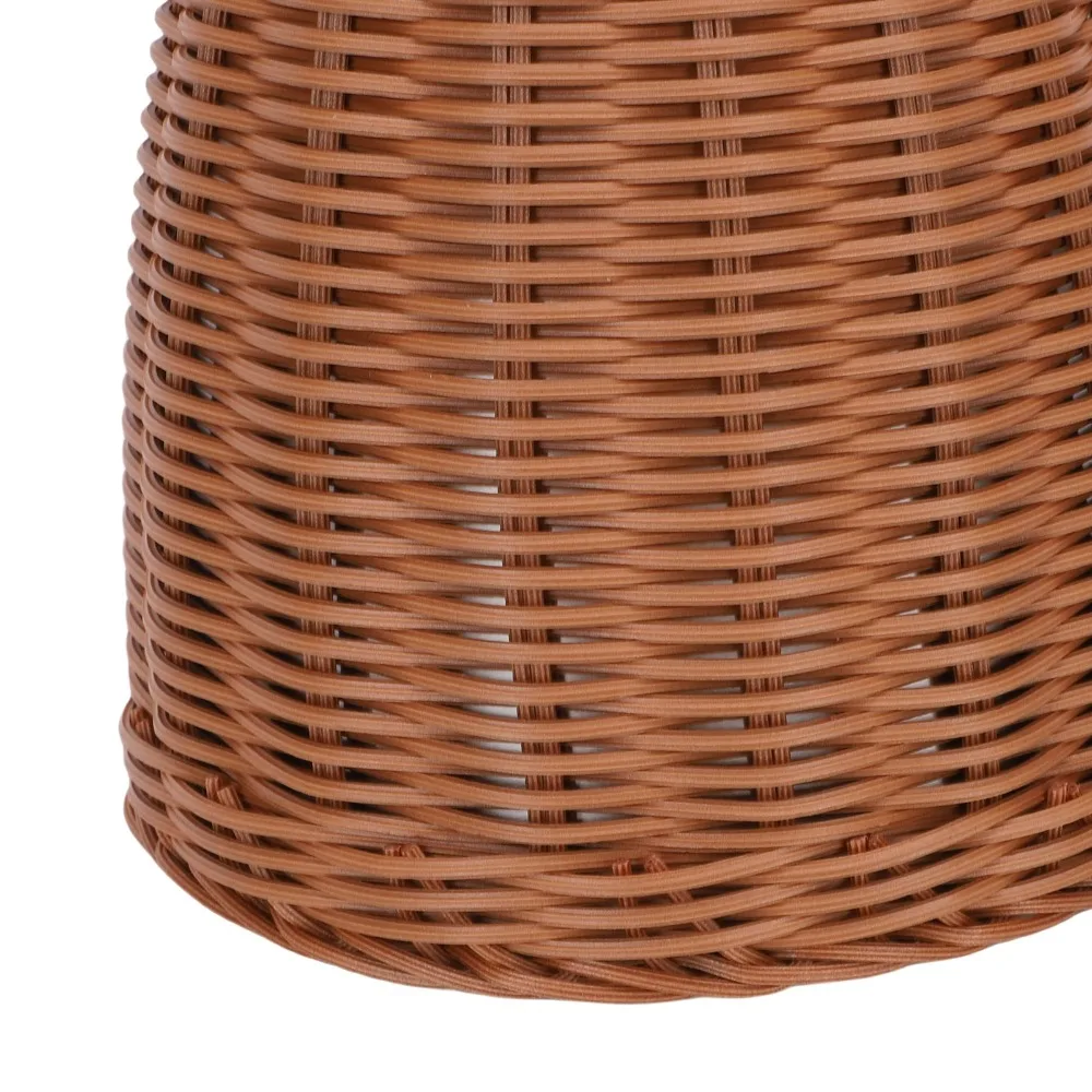 Handwoven Rattan Body Thermal Coffee Carafe 1.5L Capacity 12 Hour Heat Retention Woven Rattan Carafe Triple Walled 51 Oz