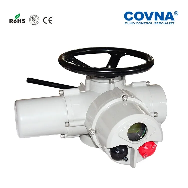 Multi Turn 4-20mA Control Quarter Turn Electric Motor Valve Actuators