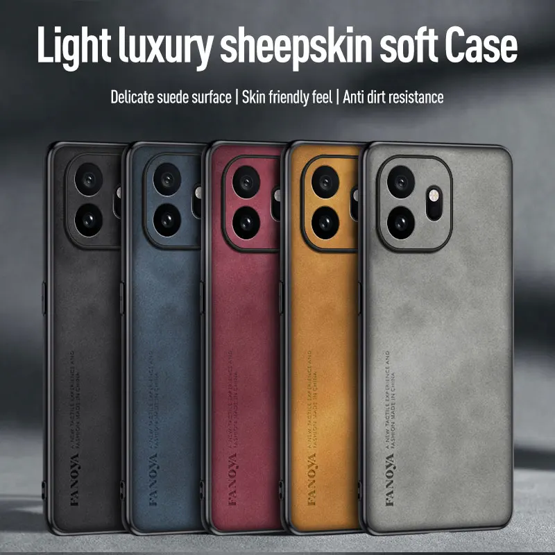 EUCAGR Für Oneplus 15/15T Luxus PU Leder Handyhülle Für Oneplus15T One Plus 15T Rückseite Weiche Stoßfeste Vollständiger Schutz