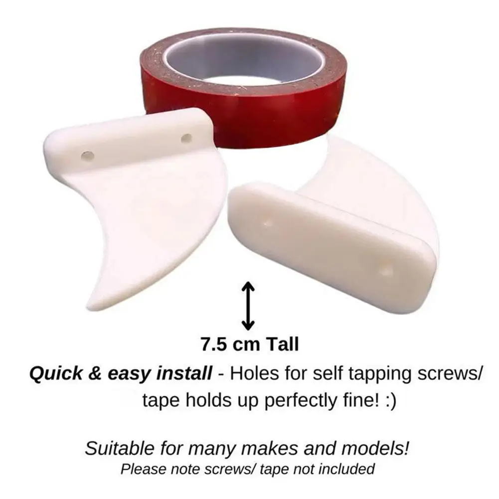 هالوين سيارة مصاص دماء الأنياب 2 قطعة ثلاثية الأبعاد مطبوعة الأسنان ديكور الجبهة مصبغة لوحة ترخيص الوفير ملحق مقاوم للماء السيارات الديكور #6