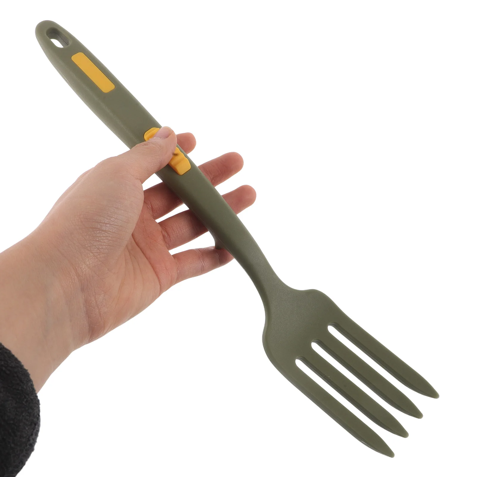 

Silicone Fork Cooking Utensil Heat Resistant Non Slip Pasta Fork For Spaghetti Noodles Stir Fry Lightweight Kitchen