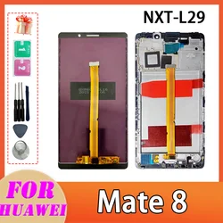 100% Tested TFT Mate 8 LCD For Huawei Mate 8 LCD NXT-L09 NXT-L29 NXT-CL00 LCD Display Touch Screen Digitize Assembly With Frame