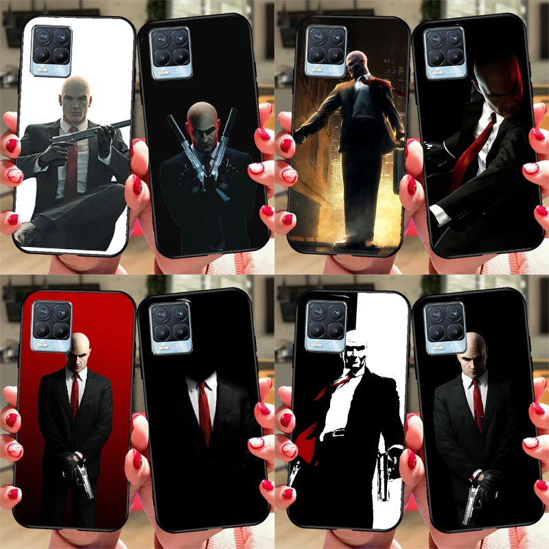 Man Hitman Agent For Realme 10 Pro Plus C55 C35 C33 C31 C30 C21Y GT Neo 5 OnePlus 11 10T Nord CE 2 Lite Case