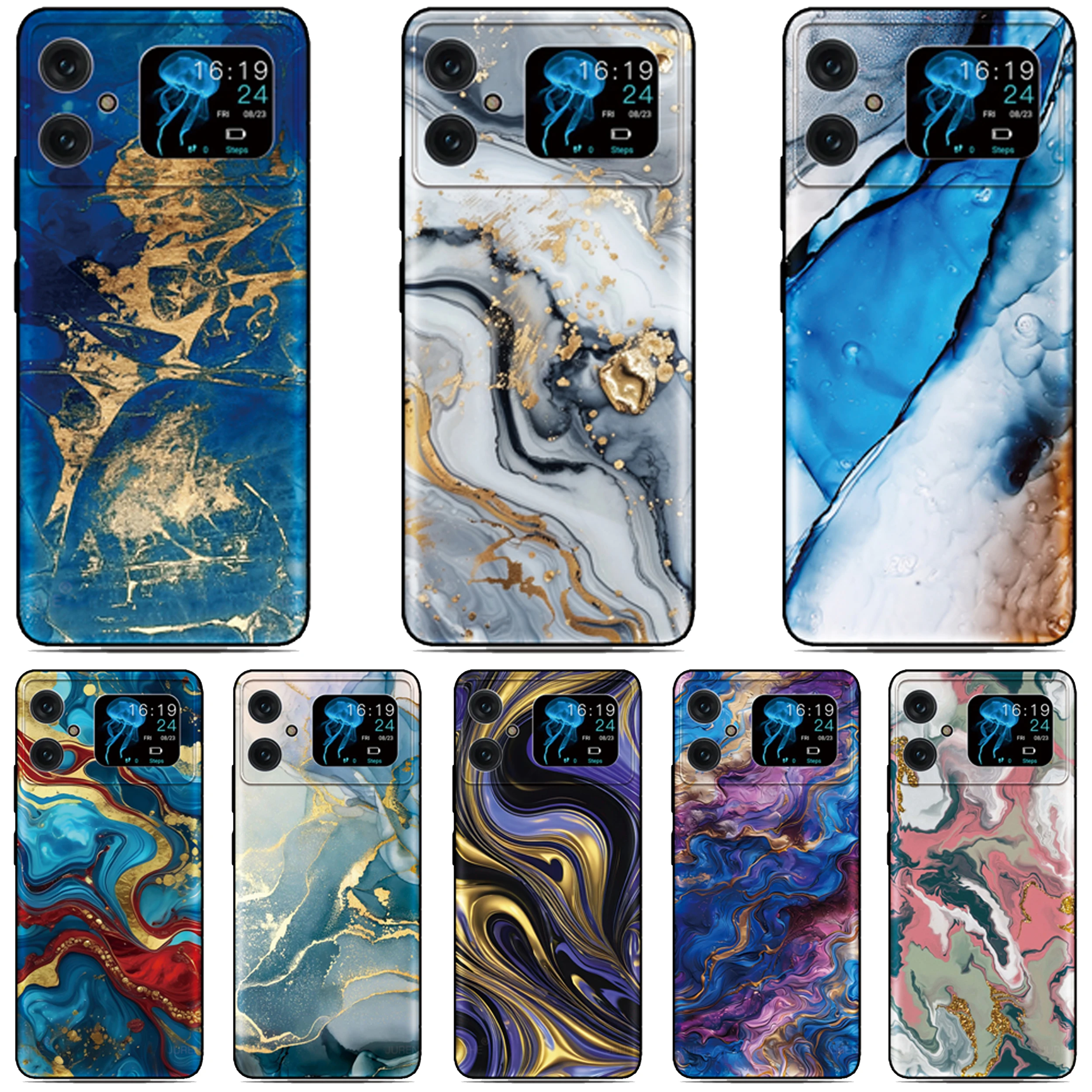 

Color Marble Phone Case For Realme C85 15 Pro 5G C75 C51 C53 C63 C65 C67 C31 C30 C35 C55 C33 4G C21 C12 Reno 8T 10 8 7 Cover
