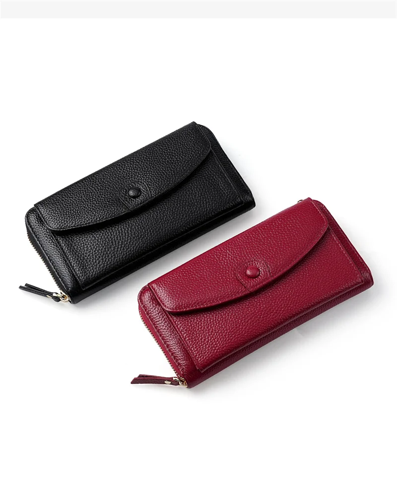 Multifunktionale Echtleder-Geldbörse 2026 Neue Kartenhalter-Damenbörse Modische Damen-Abendclutch aus Rindsleder – Detail 6
