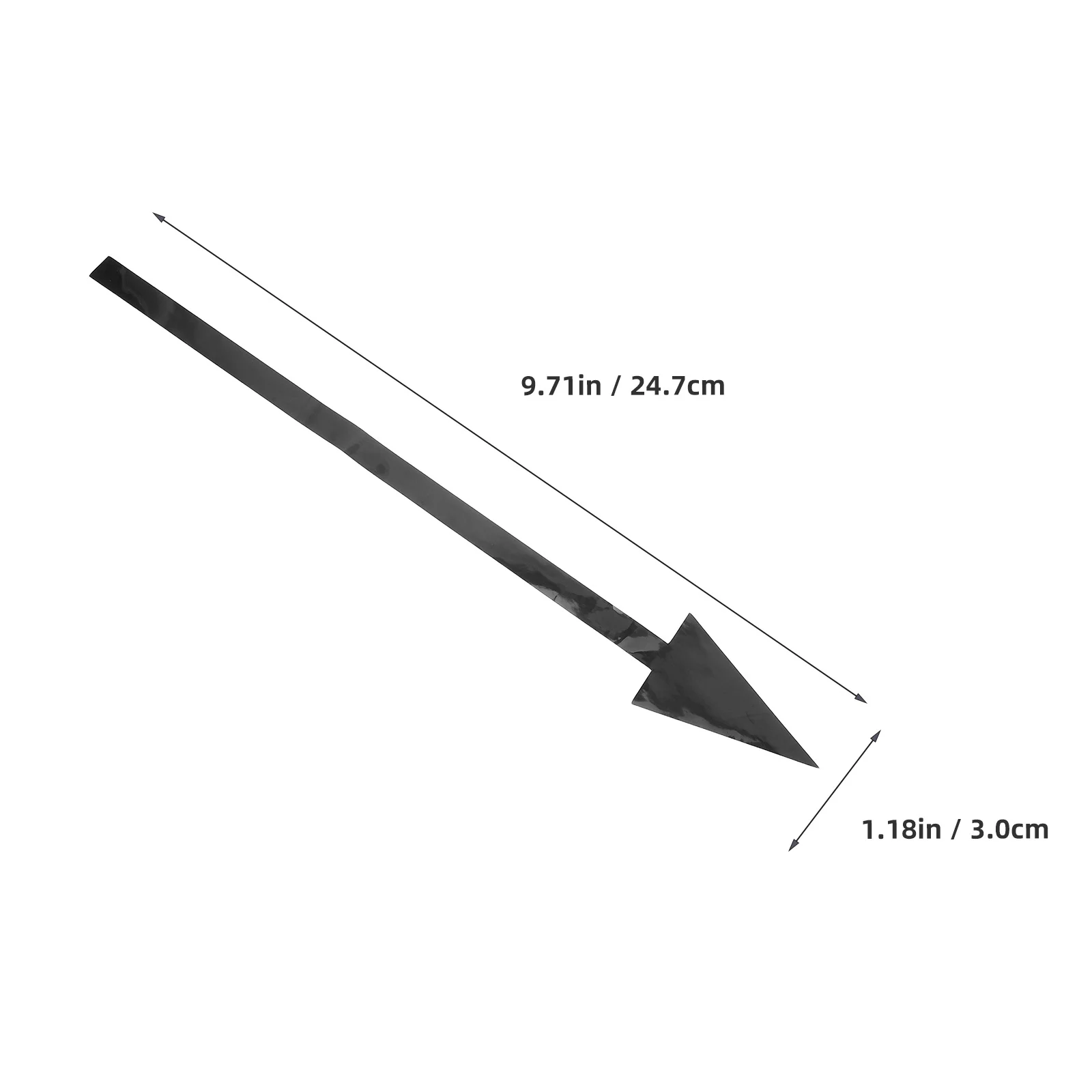 5Pcs Reflective Mailbox Arrow Stickers Self Adhesive Waterproof Directional Decals Outdoor Safety High Visibility