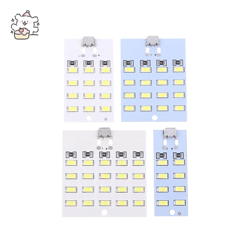 Panneau d'éclairage LED mobile USB, interface micro USB 5730 SMD 5V 430mA ~ 470mA