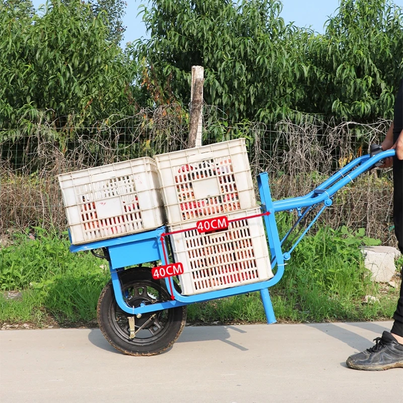 

Agricultural Electric Hand-Pushed Wheelbarrow Orchard Transport Compact Lithium Battery 24V Ivy Handcart(Customized)