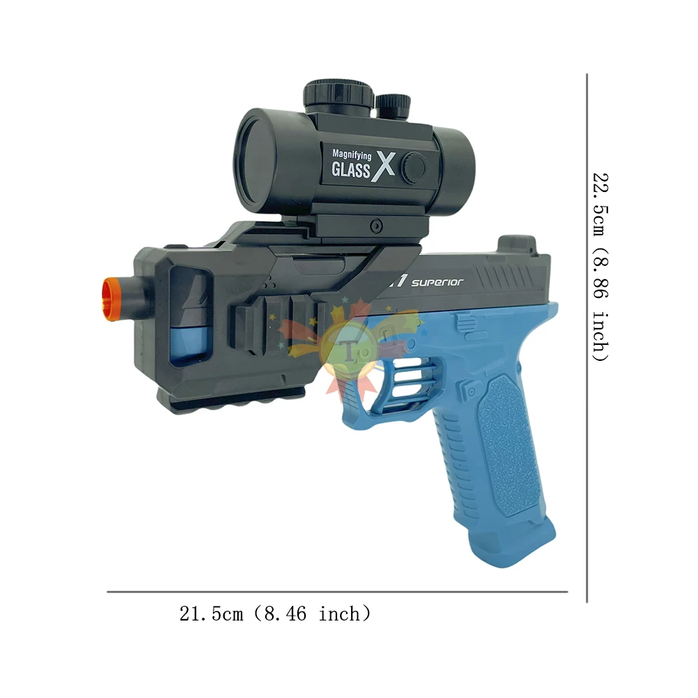 G17、マニュアル、電池なし、連射、トイガン、誘導灯付きアクセサリー、充電式
